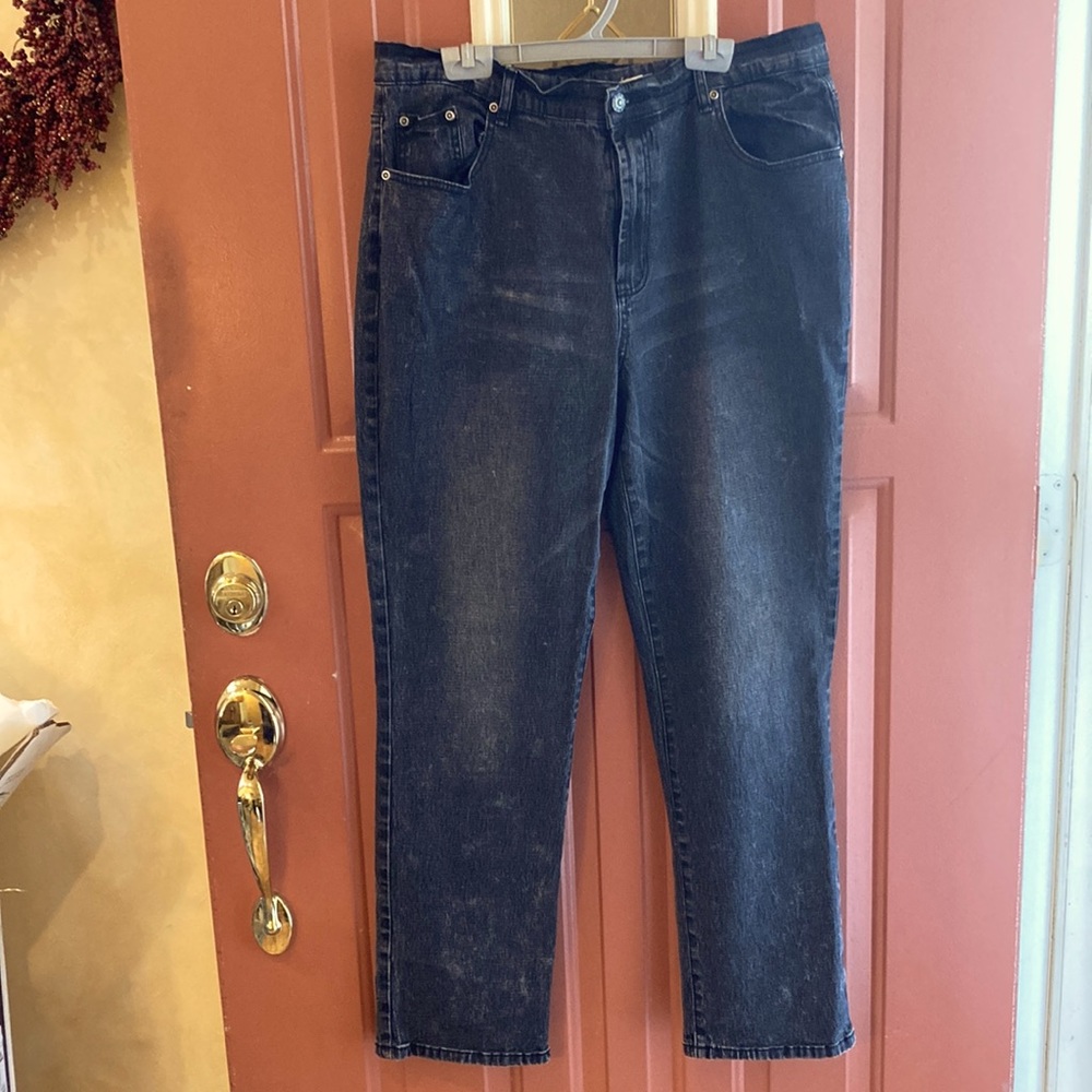 Diane Gilman DG2 Black Distressed Jeans